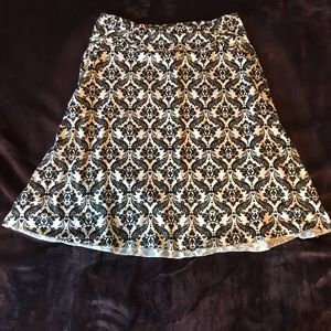 Knee length skirt